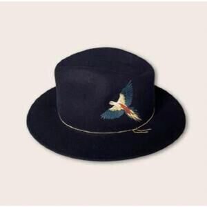 NEW VAN PALMA women's dakota hat in navy blue